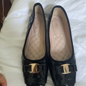 Black Patent Leather Women's Flats